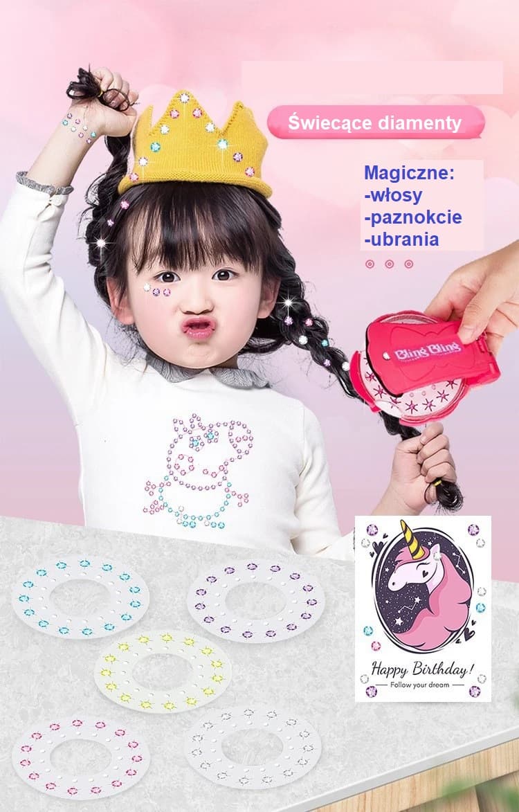 Bling Bling - magiczny zestaw diamentów dla małej księżniczki